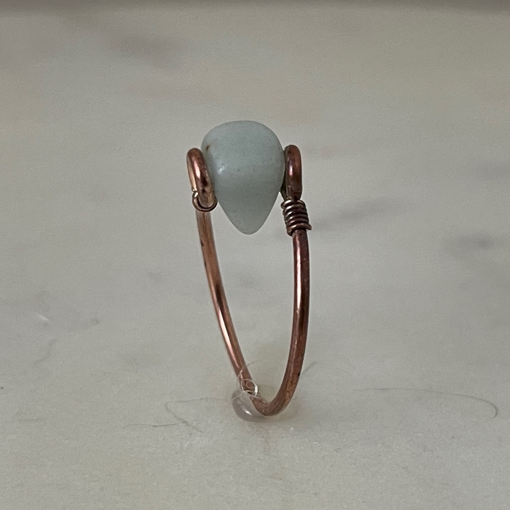 Beautiful wire copper ring.